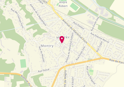 Plan de Pizza de Montry, 8 Rue du Docteur Roux, 77450 Montry