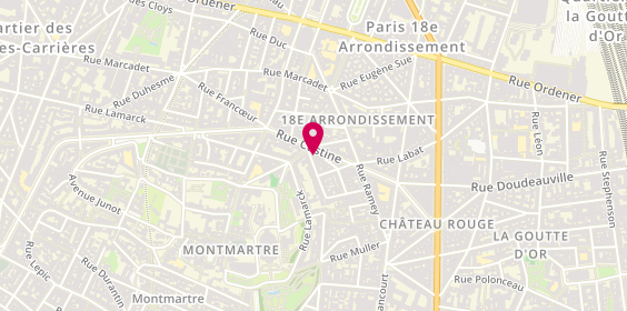 Plan de Bobby, 29 Rue Lambert, 75018 Paris