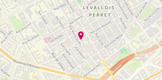 Plan de Pizzagram, 36 Rue Louis Rouquier, 92300 Levallois-Perret