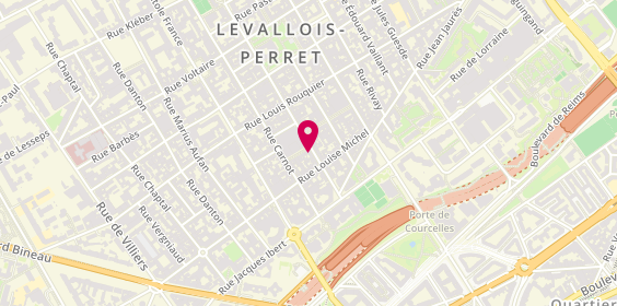 Plan de La Piazzetta, 1 place Henri Barbusse, 92300 Levallois-Perret