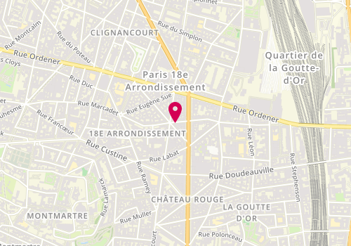 Plan de Noor, 63 Rue Marcadet, 75018 Paris
