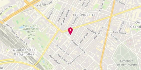 Plan de Molino Pizza, 5 Rue Sauffroy, 75017 Paris