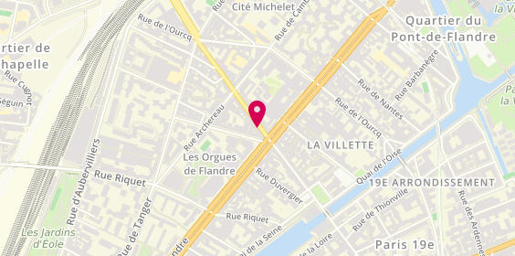 Plan de Alto - Pizza & Pasta, 191 Rue de Crimée, 75019 Paris