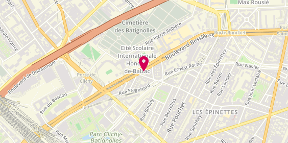 Plan de Guernane-y, 107 Boulevard Bessières, 75017 Paris