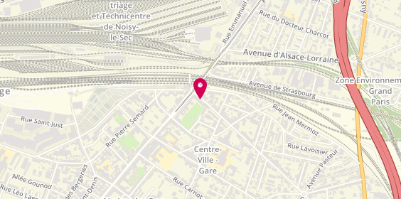 Plan de Allo-Pizza, 6 Boulevard de la République, 93130 Noisy-le-Sec