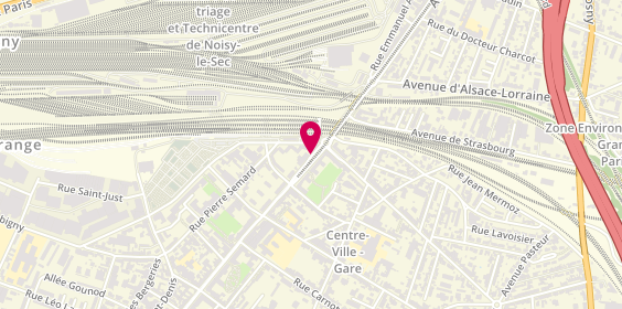 Plan de Domino's Pizza, 117 Rue Jean Jaures, 93130 Noisy-le-Sec