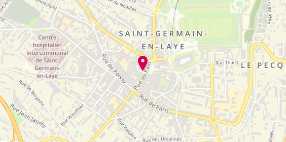 Plan de La Pizza du Dimanche Soir, 57 Rue au Pain, 78100 Saint-Germain-en-Laye