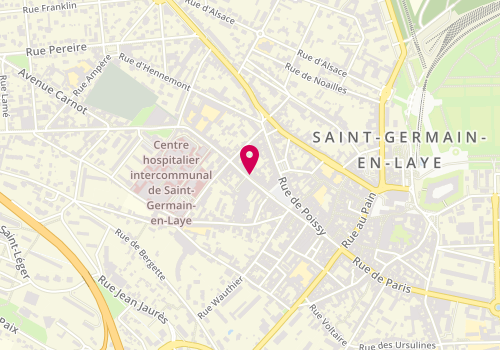 Plan de Pizza des Loges, 30 Rue de Pologne, 78100 Saint-Germain-en-Laye