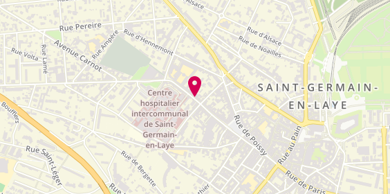 Plan de Chez Mario, 58 Rue Léon Désoyer, 78100 Saint-Germain-en-Laye