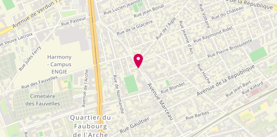 Plan de Casa Corléone, 89 avenue Marceau, 92400 Courbevoie