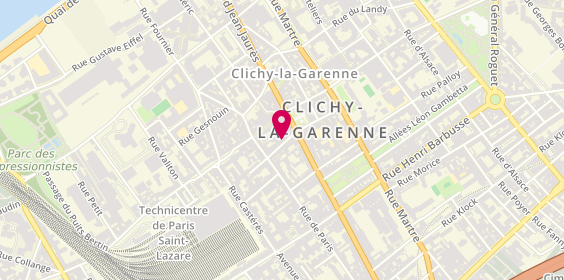 Plan de Viasette, 7 Rue Charles et René Auffray, 92110 Clichy