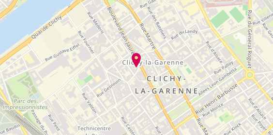 Plan de Pizza Hot, 15 Rue de l'Ancienne Mairie, 92110 Clichy