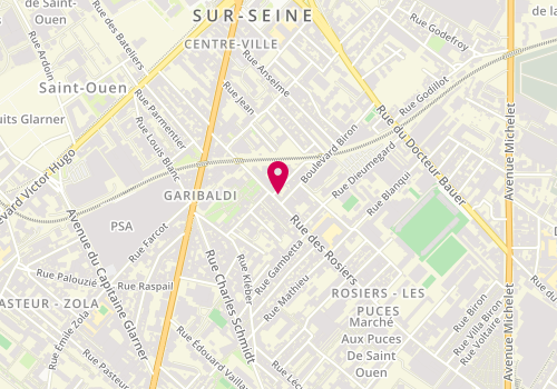 Plan de The Art, 23 Rue des Rosiers, 93400 Saint-Ouen-sur-Seine