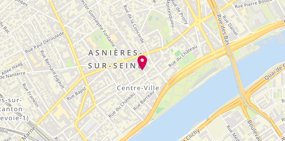 Plan de MAHIOUT Mohamed, 10 place des Victoires, 92600 Asnières-sur-Seine