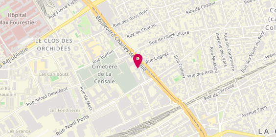 Plan de Cesar Pizza, 73 Boulevard Charles de Gaulle, 92700 Colombes