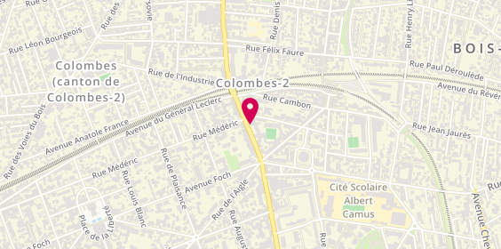 Plan de Domino's Pizza, 17 avenue du Général de Gaulle, 92250 La Garenne-Colombes