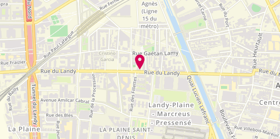 Plan de O72, 72 Rue du Landy, 93300 Aubervilliers