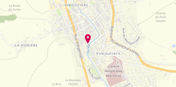 Plan de Rapido pizza, 26 Rue du Moulin, 61120 Vimoutiers