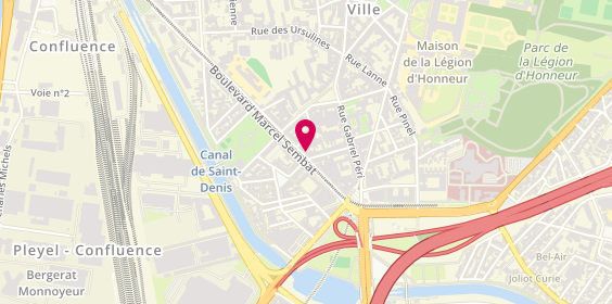 Plan de Pizza Service, 18 Boulevard Marcel Sembat, 93210 Saint-Denis