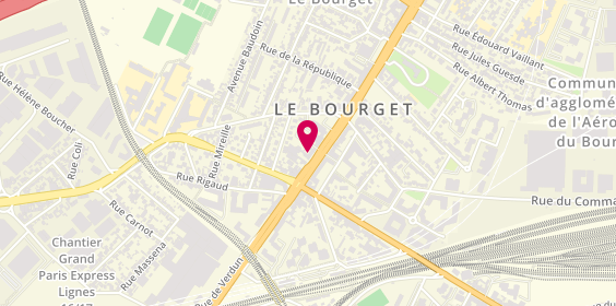 Plan de Pizza Time, 55 Division Leclerc, 93350 Le Bourget