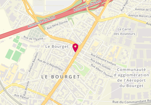 Plan de Pizza Ovenesia, 107 avenue de la Division Leclerc, 93350 Le Bourget