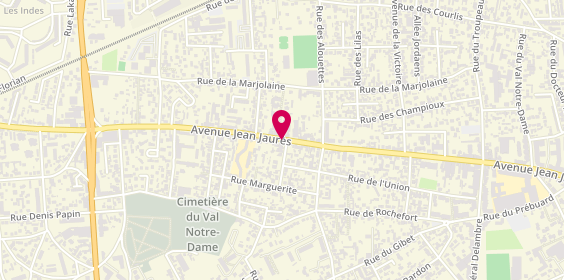 Plan de Wood Time Pizza, 279 avenue Jean Jaurès, 95100 Argenteuil