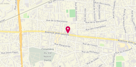 Plan de Monkey Pizza, 268 avenue Jean Jaurès, 95100 Argenteuil