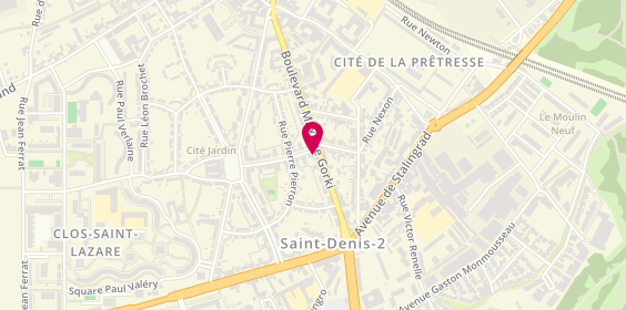 Plan de Pizza s'Ahfir, 26 Boulevard Maxime Gorki, 93240 Stains