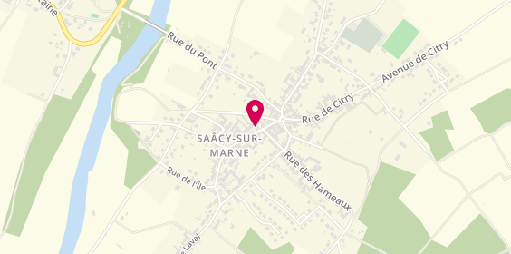 Plan de Solopizza, 18 Rue Chef de Ville, 77730 Saâcy-sur-Marne