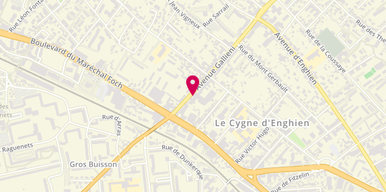 Plan de Pizza Five, 57 avenue Gallieni, 93800 Épinay-sur-Seine