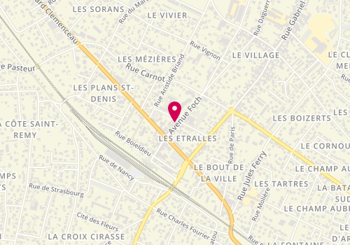 Plan de Rapido Pizza Sandwich's, 21 Bis avenue Foch, 95240 Cormeilles-en-Parisis
