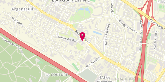 Plan de Pizza Hut, 41 Rue de Paris, 95130 Franconville