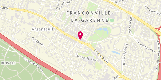 Plan de Pizza Time, 6 Rue de la Station, 95130 Franconville