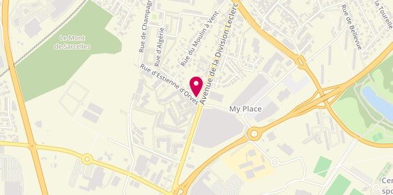 Plan de Pizza Place, 2 Rue d'Estienne d'Orves, 95200 Sarcelles