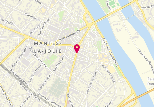 Plan de Salva Mi, 19 Rue Porte Aux Saints, 78200 Mantes-la-Jolie