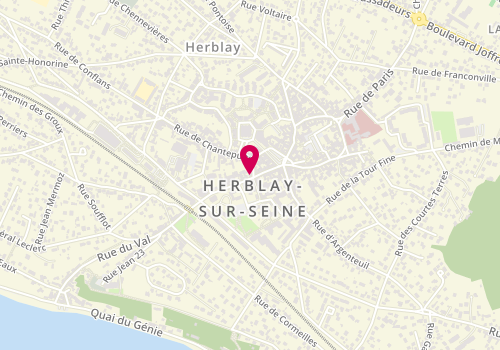 Plan de Chez Steph, 18 Rue du Général de Gaulle, 95220 Herblay-sur-Seine