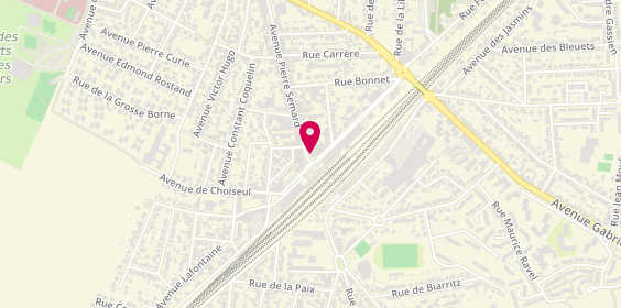 Plan de Pizza Longvi de la Gare Villiers-Le-Bel-Arnouville-Gonesse, 2 avenue Pierre Semard, 95400 Arnouville