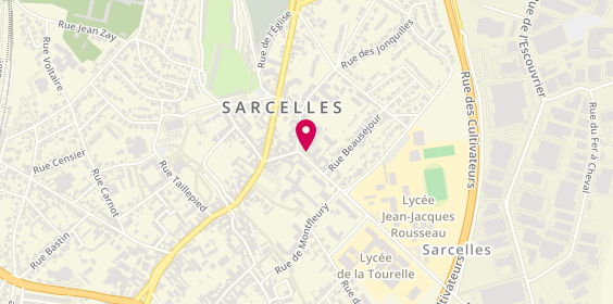 Plan de Dolce Pizza, 19 Rue des Bauves, 95200 Sarcelles