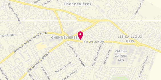 Plan de Chez Alberto, 11 Bis Rue d'Herblay, 78700 Conflans-Sainte-Honorine