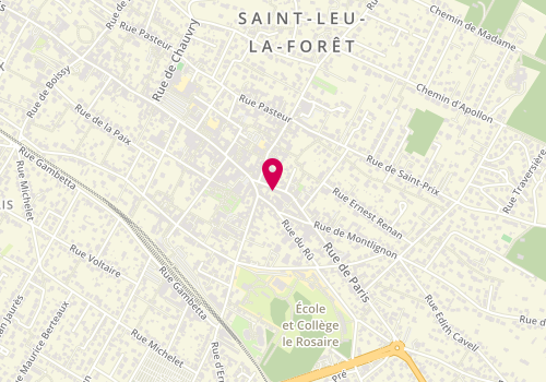 Plan de Univers Pizza Saint-Leu-la-Forêt, 6 Rue de Paris, 95320 Saint-Leu-la-Forêt