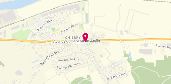 Plan de Chrono Pizza, 46 avenue du Général de Gaulle, 02400 Chierry