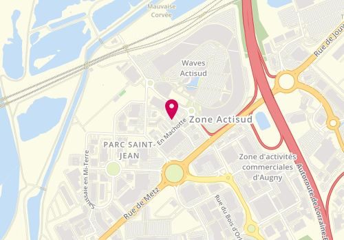 Plan de Pizza Pasta Del Arte Restaurant, Zone
Actisud Saint-Jean, 57130 Jouy-aux-Arches