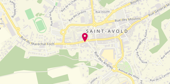 Plan de Sam Pizza, 1 Rue Marechal Foch, 57500 Saint-Avold