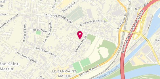 Plan de Casa Italia, 15 Rue de la Marne, 57050 Le Ban-Saint-Martin