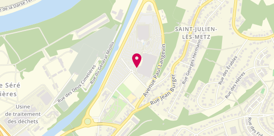 Plan de Le Paradisio, 10 avenue Paul Langevin, 57070 Saint-Julien-lès-Metz