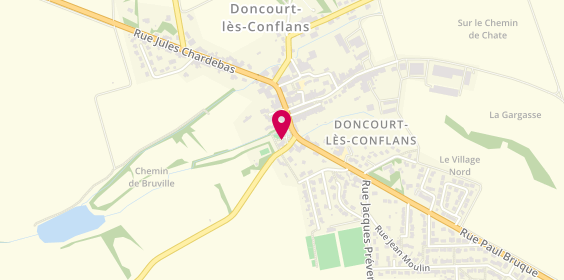Plan de Le Tarmac, 2 Route de Bruville, 54800 Doncourt-lès-Conflans