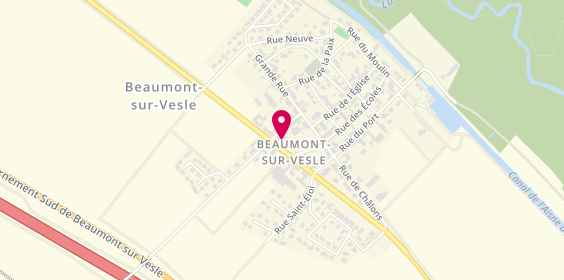 Plan de Le Champenois, 14 Route Nationale, 51360 Beaumont-sur-Vesle