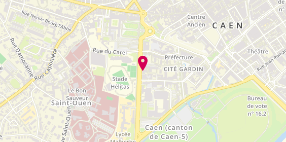 Plan de Le Sorel, 5 avenue Albert Sorel, 14000 Caen