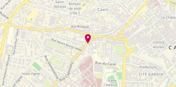 Plan de Foglia, 27 Rue Caponière, 14000 Caen
