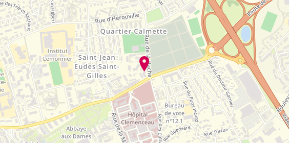 Plan de Domino's Pizza, 143 avenue Georges Clemenceau, 14000 Caen